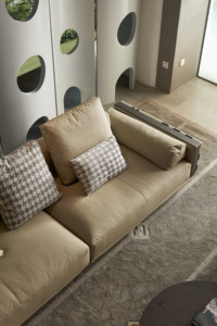 ספה מודולרית מינימליסטית איטלקית מקורית, תצורות בהתאמה אישית, ישרה, פינתית גדולה, מתאימה לסידור הבית שלך - Product Image 3