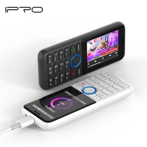 IPRO K2 PRO KAIOS 2.4英寸4g智能功能手机0.3mp + 2MP wi-fi 512mb + 4GB双sim卡1800毫安大电池智能手机