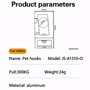 Moschettone girevole con gancio al guinzaglio in lega di alluminio 4KN per attività minerarie e all'aperto - Product Image 6