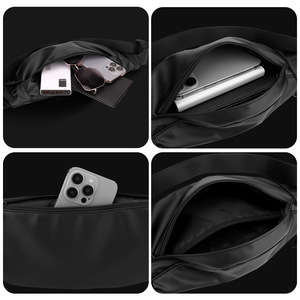 Riñonera Impermeable con Logotipo Personalizado, Bolsa Deportiva Portátil Ligera de Nailon, Bolsa Cruzada para Teléfono con Logotipo Personalizado para Hombre - Product Image 5