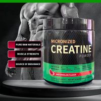 Créatine monohydrate en poudre en marque blanche OEM 300g – Pré-entraînement, créatine pure pour adultes, faible en glucides pour favoriser la croissance musculaire