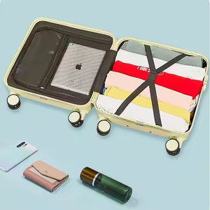 <span class=keywords><strong>Valise</strong></span> à roulettes moderne pour enfants, style nouveau, garçons et filles, 18/20 pouces, bagages de voyage avec roues universelles, léger, portable - Product Image 3