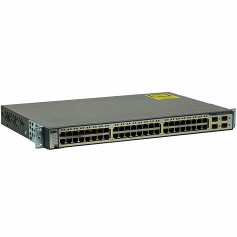 Used WS-C3750-48TS-S 3750 series 48 10/100 + 4 SFP + IPB Image