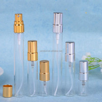 Testeur de parfum en verre fin flacon d'atomiseur de voyage petit flacon de test de pulvérisation de parfum marque d'impression de logo personnalisé 2ml 3ml 5ml 10ml