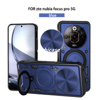 Lichicase support circulaire Durable caméra protéger étui d'armure pour ZTE Nubia Focus Focus Pro couverture arrière