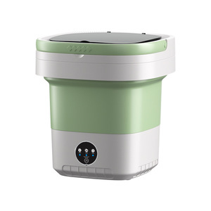 Lavadora Portátil Plegable <span class=keywords><strong>con</strong></span> Cesta de <span class=keywords><strong>Centrifugado</strong></span>, 3 Modos de Limpieza, Ideal para Ropa Pequeña - Product Image 1