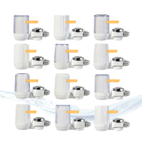Mini robinet en céramique connecté filtre de robinet de purificateur d'eau de bain pour la cuisine et la salle de bain