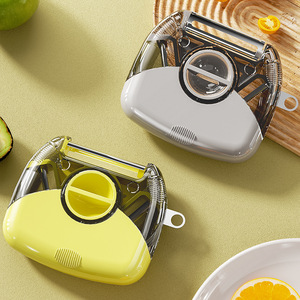 Pelador de Frutas y Verduras Multifuncional 3 en 1, Cuchillo para Uso en la Cocina con Diseño de Fácil Limpieza y Tamaño Compacto - Product Image 2