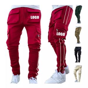 Pantalones Deportivos de Trabajo Reflectantes con Bolsillos y Logotipo Personalizado para Hombre - Product Image 1