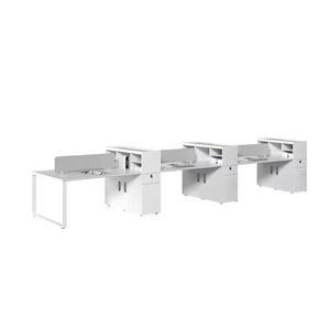 Escritorio de Oficina Modular de Metal Moderno, Diseño de Cubículo, para Uso en Escuelas, Hospitales y Salas de Estar - Product Image 3