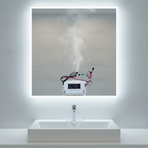 DC12V Altı Tuşlu Dimmer Anahtarlı Bluetooth Zaman ve Sıcaklık Göstergeli Led Kontrol Cihazları, Banyo Aynası veya Aynalı Dolap için - Product Image 5