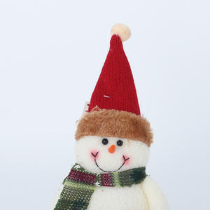 Decoraciones Navideñas Hechas a Mano al por Mayor, Muñecos de Peluche de <span class=keywords><strong>Santa</strong></span> <span class=keywords><strong>Claus</strong></span> y Muñecos de Nieve, Fábrica OEM - Product Image 4