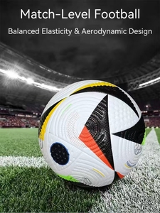Balones de Fútbol de PVC y Tela PU con Logotipo Personalizado, Inflables, Tamaño Profesional 5, Balones de Fútbol Baratos de China para Entrenamiento de Fútbol - Product Image 4