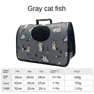 Premium Oxford Fabric Pet Crossbody Bag Foldable Breathable Shoulder Carrier for Small Animals Daily Outing - Product Image 6