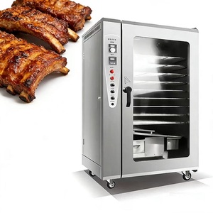 業務用電気燻製機オーブン 自動ソーセージ製造機 SUYUANブランド 30kg容量 高剛性 220V-380V 4KW - Product Image 1