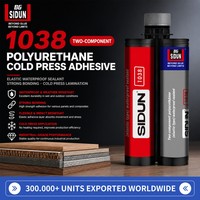 Adhésif polyuréthane bicomposant à pressage à froid 1038, élastique, imperméable, pour la construction de panneaux composites, le travail du bois