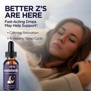 Ausreson sfuso gocce di melatonina integratore puro estratto di 99% vitamina B6 melatonina liquido per il sonno aiuto Patch - Product Image 2