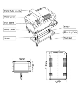 CODA CDW-12A WiFi 4-20mA/0-5V/RS485 High Accuracy Wide Range <strong>CO2</strong> <strong>Concentration</strong> <strong>Sensor</strong> Module NIRD Technology for Air Quality - Product Image 5