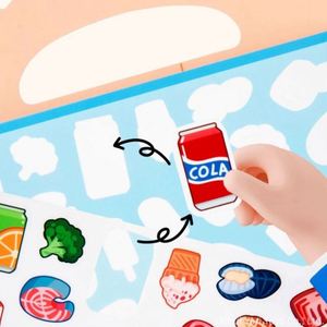 Wholesale New Design Reusable Stylish Portable Jelly Sticker Book for Kids Travel <b>Road</b> Trip Playing, 6 Pack - Product Image 4