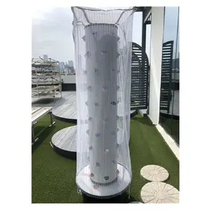 Комнатная наружная гидропонная круглая башня, система для выращивания садовых сельскохозяйственных культур, вертикальная Гидропоника