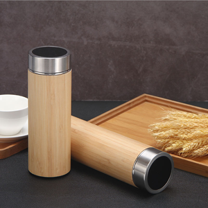 <span class=keywords><strong>Zojirushi</strong></span>-taza de vacío con pantalla de temperatura de acero inoxidable, bambú, aislamiento, termo - Product Image 3