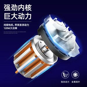 Aspirateur à main Apinyue 0,3 L rechargeable et portable pour voiture, maison, bureau - Product Image 5