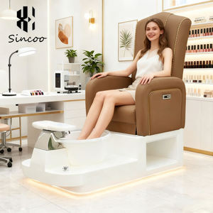 Manufacturer Luxury Comfortable Reclining Pedicure <b>Chair</b> Adjustable Electric Solutions Foot Massage <b>Chair</b> for Nail Salon - Product Image 1
