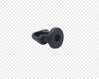 Ventilateur de refroidissement pour boîtier PC, rivet à pression en nylon, attache en plastique à enfoncer, clip anti-vibration noir