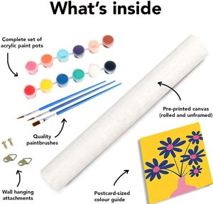 Vẻ Đẹp Hiện Đại Với Đọc Ăn Mặc Tự Làm Sơn Bằng Số Cho Người Lớn Sơn Dầu <span class=keywords><strong>Canvas</strong></span> Sáng Tạo Và Thư Giãn Tường Nghệ Thuật Phòng Trang Trí Nội Thất - Product Image 4