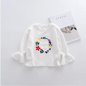 Nuevas Camisetas de Manga Larga de Algodón Orgánico para Niñas, Ropa Infantil Premium de Fábrica China - Product Image 4