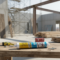 Adhesifs PINSU-NS : Mastic anti-fuite pour fenêtres et portes, joint d'étanchéité pour balcon et interstice de fenêtre en alliage d'aluminium