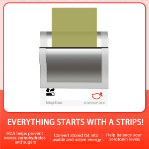 Bandes de soutien à l'appétit à l'énergie propre, formule Garcinia HCA, stimule naturellement le métabolisme, dissolution rapide, bandes de perte de poids - Product Image 6