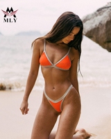 Maillot de bain femme 2026 : Bikini triangle micro string pour la plage