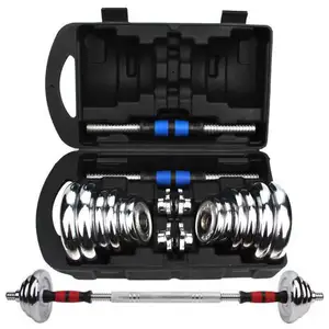 Ayarlanabilir çelik halter plakaları rekabet halter yaka Dumbbells Jiuli Fitness