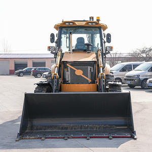 शक्तिशाली खुदाई प्रदर्शन त्वरित बैकहोए लोडर मिनी बैकहोए लोडर इलेक्ट्रिक 4x4 कॉम्पैक्ट ट्रैक्टर लोडर और बैकहोए - Product Image 3