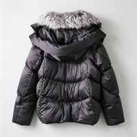 Tyan Damen Luxus Winter Pufferjacke Wasserdicht Silberfuchs-Pelz Polyester Winddicht Wärmend Lässige Streetwear