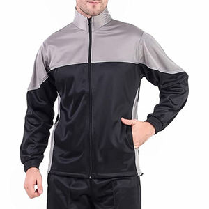 Conjunto Deportivo de Pantalones y Chaqueta con Cierre Completo para Hombre, Estilo Casual de Invierno, Corte Regular, Ropa Deportiva de Secado Rápido, Transpirable, para Entrenamiento, Color Sólido - Product Image 5