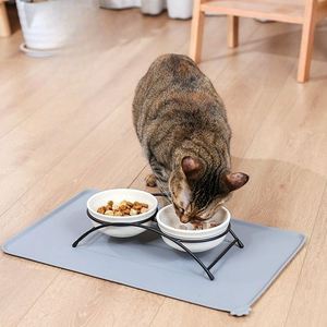 Large Silicone <b>Pet</b> Feeding <b>Mat</b> Non-Slip Waterproof Dog Cat <b>Food</b> Placemat for Bowls and Feeders - Product Image 4