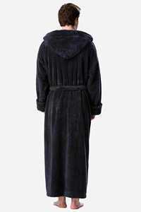 <span class=keywords><strong>Robe</strong></span> <span class=keywords><strong>de</strong></span> <span class=keywords><strong>chambre</strong></span> moderne <span class=keywords><strong>de</strong></span> luxe en polyester 100% haut <span class=keywords><strong>de</strong></span> gamme Peignoir <span class=keywords><strong>de</strong></span> spa unisexe avec capuche Peignoir absorbant thermique pour hommes femmes pour hôtels - Product Image 4