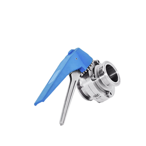 물 매체용 수동 퀵 클램프 플라스틱 덕빌 나비 밸브 위생 설계 - Product Image 4