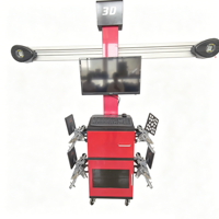 Machine d'alignement de roues 3D industrielle haut de gamme avec écran LED double pour les ateliers de réparation de pneus