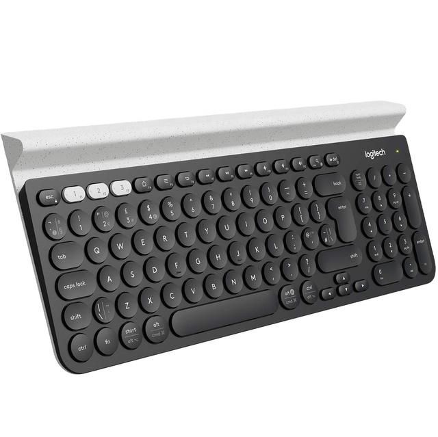 For Logitech K780 Optical Computer Keyboard Wireless Multi-Device Dual-Mode Switch Mechanical for Desktop PC for Office Use