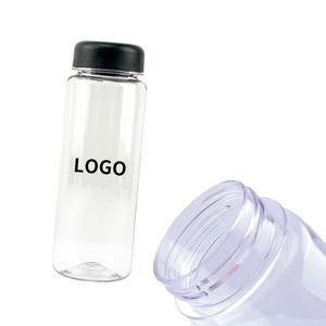 Hot Selling Clear Plastic <b>Water</b> Bottle 500ml Advertising Transparent Bottle for Business - Product Image 2