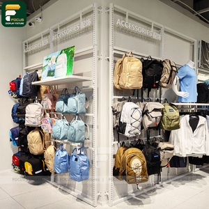 Modern Contemporary Clothing Boutique Display Rack Garment Cabinet <b>Wall</b> Shelf Checkout Counter Fixture - Product Image 5