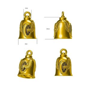 Bague en acier inoxydable plaqué or avec design aigle et sertissage clos, pour usage quotidien - Product Image 5