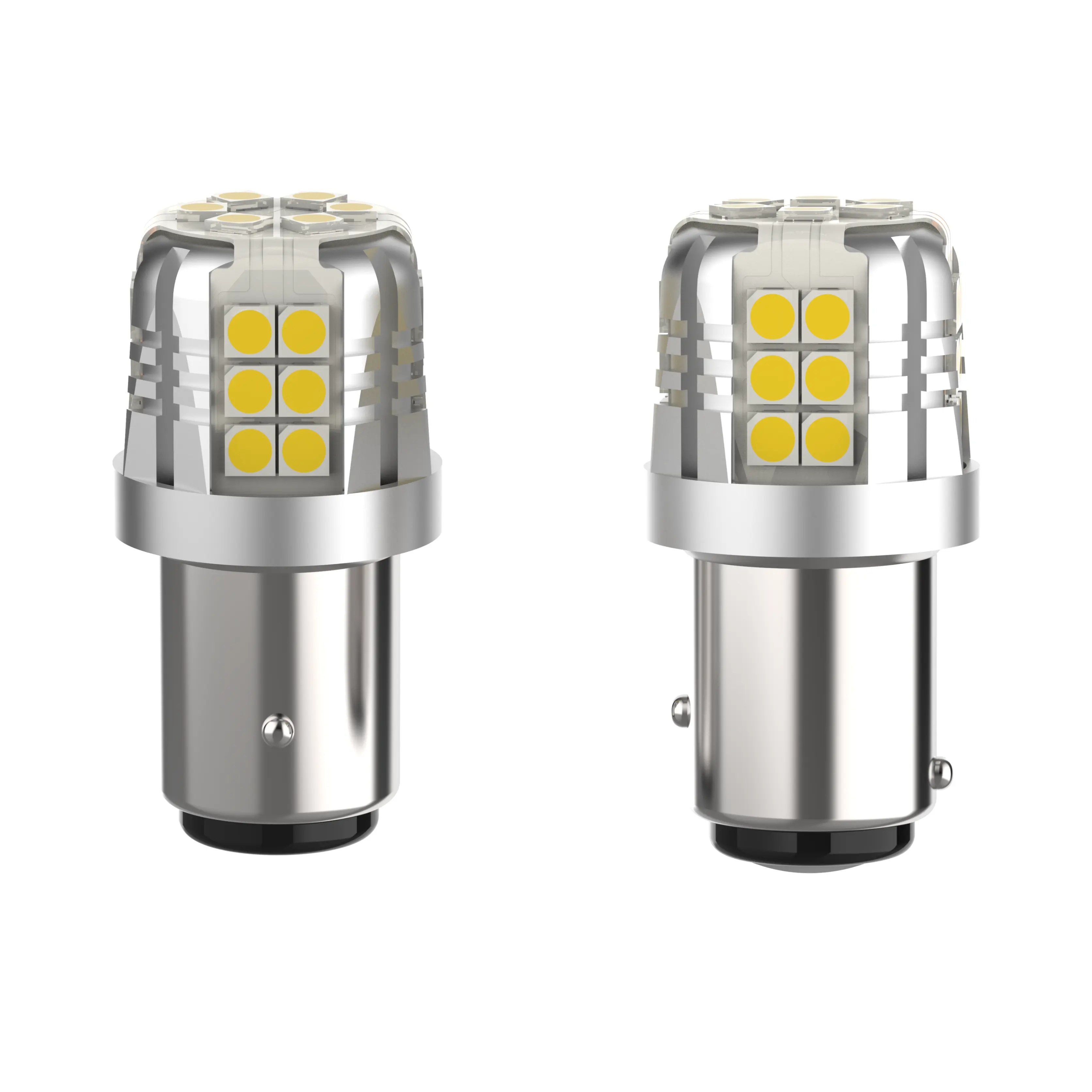 새로운 자동 Led 전구 1156 1157 T20 T25 3030 30SMD 자동차 후진 등 회전 브레이크 테일 라이트 10-18V 화이트 레드 앰버