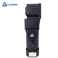 Moteur à engrenages industriel, moteur électrique 220V 90W, vitesse constante avec frein, diamètre d'arbre creux 17 mm pour machine d'étiquetage