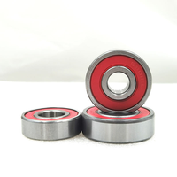 Roulement à billes à gorge profonde 6302 RMX 2RS 15x42x13mm avec joint rouge pour poulie tendeur de voiture