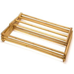 بيع بالجملة من الخيزران الخشبي الصديق 3 طبقات قابل للطي لتوفير المساحة العمودية - Product Image 3