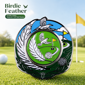 Custom Logo Magnetic <b>Golf</b> Ball Marker with Irregular Shape and Detachable Center Marker for <b>Golf</b> Gifts - Product Image 1